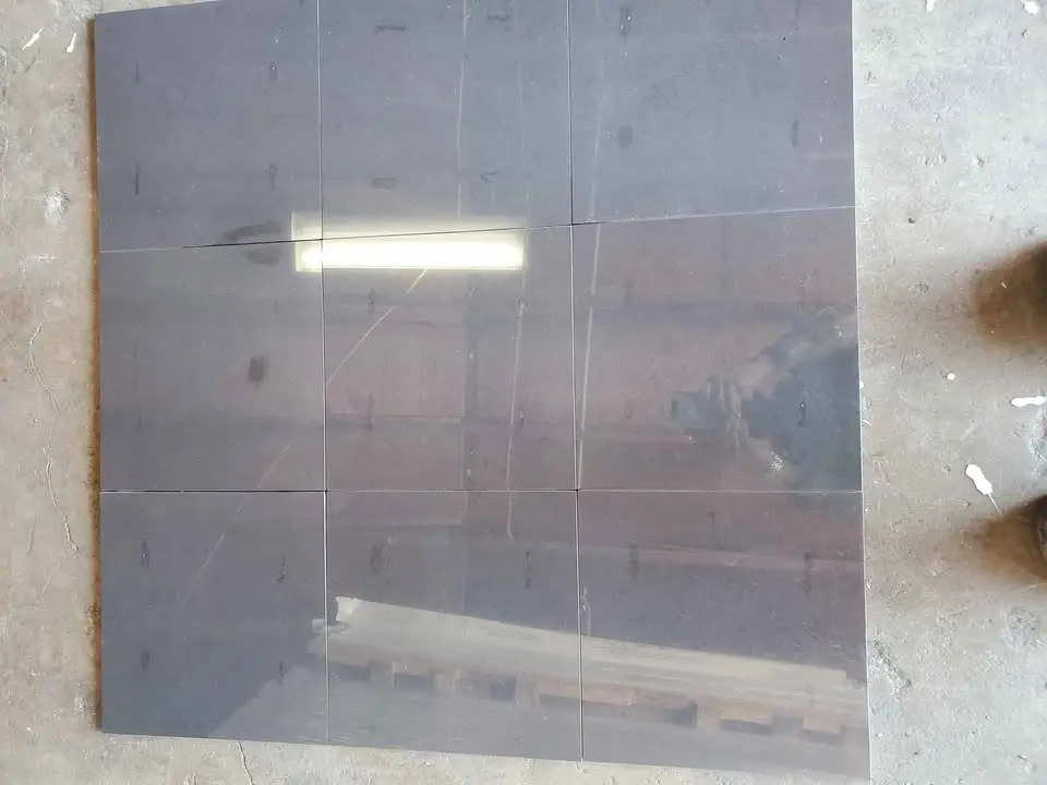 12 x 12 Black Polished Porcelain Tile, photo 4