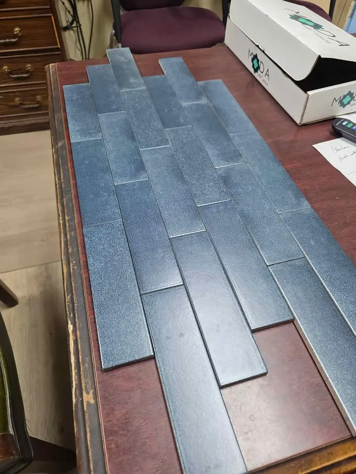 2 x 8 Denim Blue Porcelain Tile, photo 2