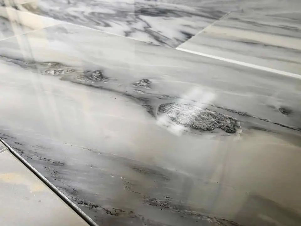 6 x 12 Natural Marble Tile, Blue Gray White, photo 4