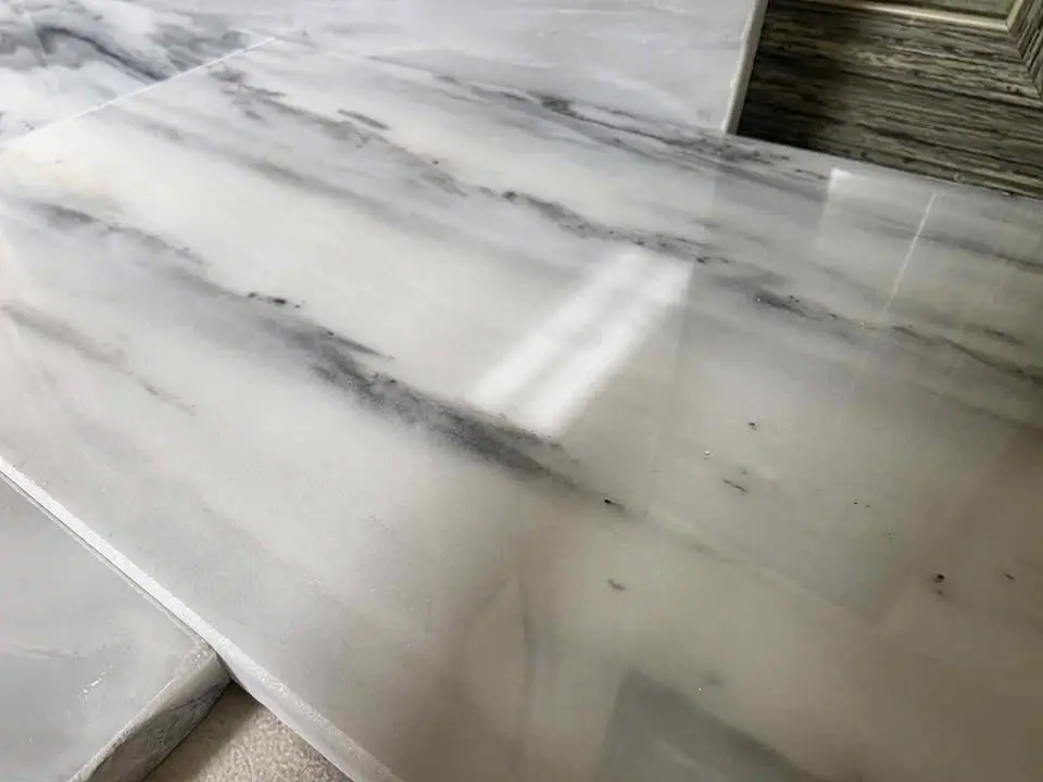 6 x 12 Natural Marble Tile, Blue Gray White, photo 5