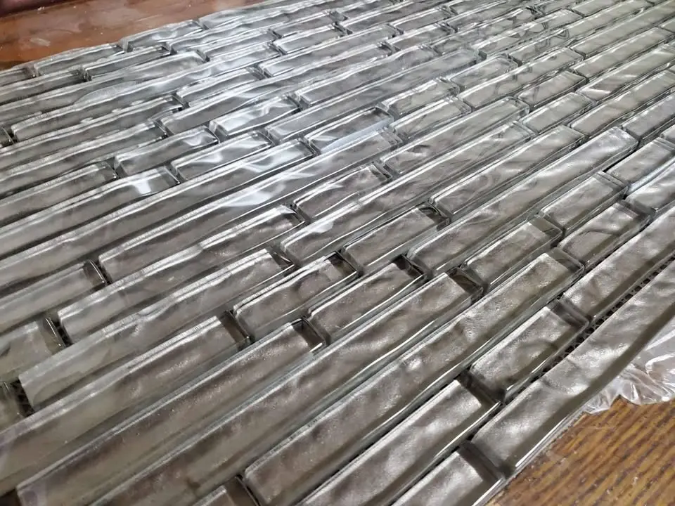 Gray Glass Linear Mosaic, photo 2