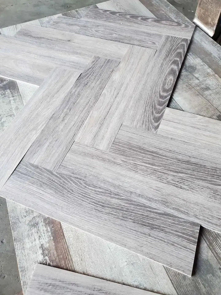LVT Herringbone Plank, Gray, 4 x 18, 5 mm, photo 2