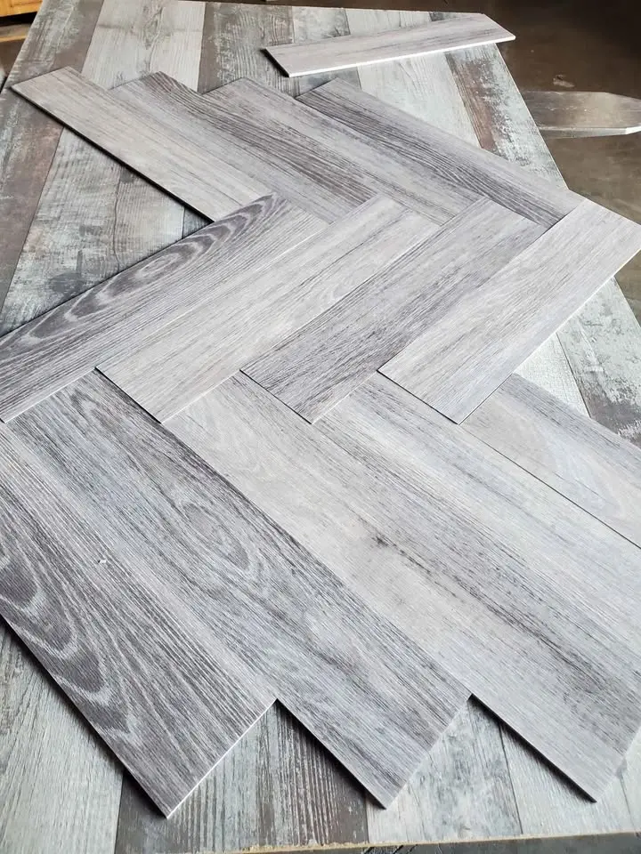 LVT Herringbone Plank, Gray, 4 x 18, 5 mm, photo 3